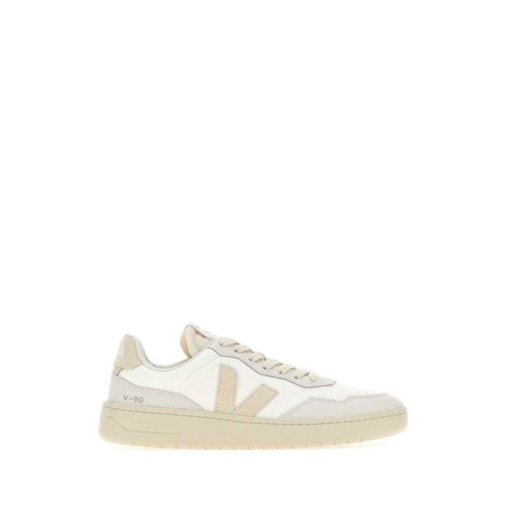 Veja Men Multicolor Fabric And Leather V-90 Sneakers